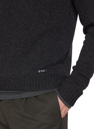  - PRADA - Mock Neck Cashmere Knit Sweater