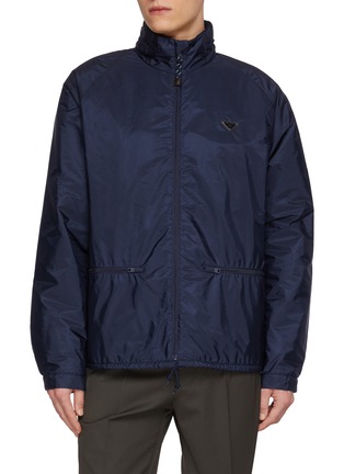 Main View - Click To Enlarge - PRADA - Hooded Re-Nylon Jacket