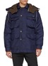 PRADA Flap Pocket Hooded Parka