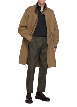 Detail View - Click To Enlarge - BAZ & FRIENDS - x Dreyden Grumpy Mini Merino Wool Polo Sweater