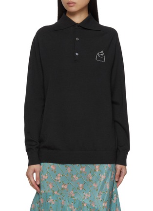 BAZ & FRIENDS | x Dreyden Grumpy Mini Merino Wool Polo Sweater