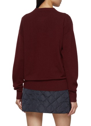 Back View - Click To Enlarge - BAZ & FRIENDS - x Dreyden Stingy Mini Merino Wool Cashmere Sweater