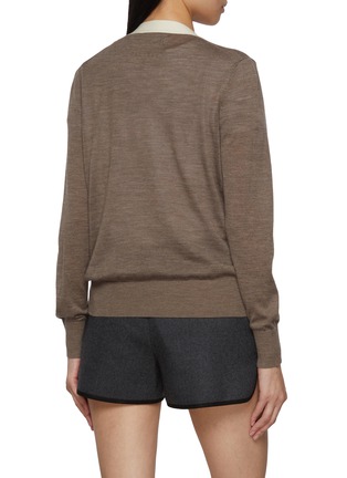 Back View - Click To Enlarge - BAZ & FRIENDS - x Dreyden Dreamer Mini Merino Wool Cashmere Cardigan