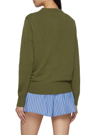 Back View - Click To Enlarge - BAZ & FRIENDS - x Dreyden Baz Merino Wool Cashmere Cardigan