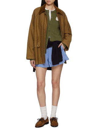 Figure View - Click To Enlarge - BAZ & FRIENDS - x Dreyden Baz Merino Wool Cashmere Cardigan