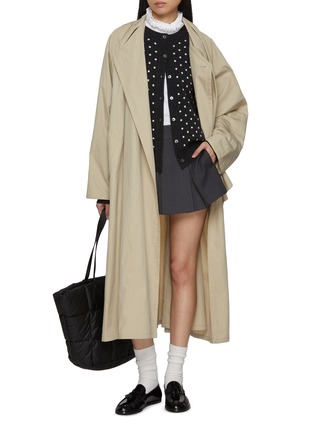 Figure View - Click To Enlarge - BAZ & FRIENDS - x Dreyden Rox Polka Dot Merino Wool Cashmere Cardigan