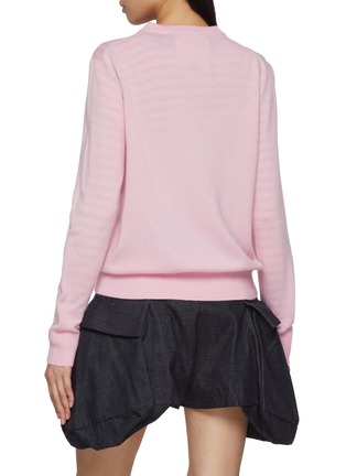 Back View - Click To Enlarge - BAZ & FRIENDS - x Dreyden Rox Merino Wool Cashmere Cardigan