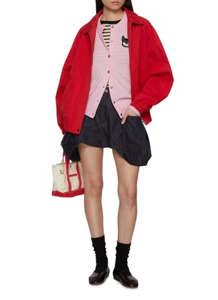 Figure View - Click To Enlarge - BAZ & FRIENDS - x Dreyden Rox Merino Wool Cashmere Cardigan