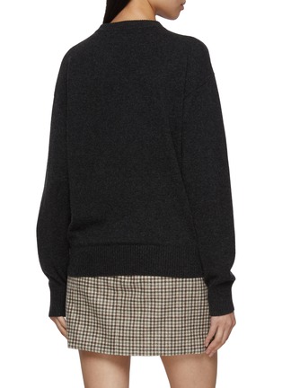 Back View - Click To Enlarge - BAZ & FRIENDS - x Dreyden Mini Monster Crewneck Merino Wool Cashmere Sweater
