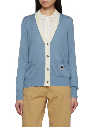 BAZ & FRIENDS | x Dreyden Grumpy Mini Merino Wool Cashmere Cardigan