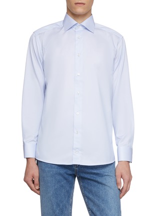 Main View - Click To Enlarge - ETON  - Slim Fit Cutaway Collar Shirt