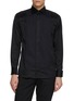 Main View - Click To Enlarge - ETON  - Pleated Bib Front Cotton Shirt