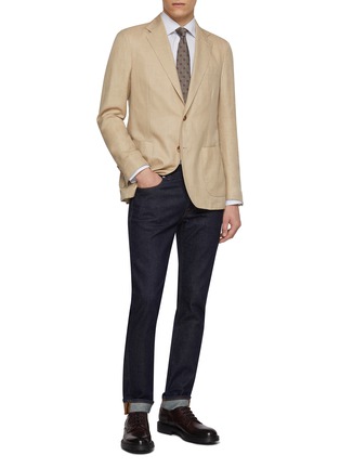 Figure View - Click To Enlarge - ETON  - Slim Fit Oxford Cotton Shirt
