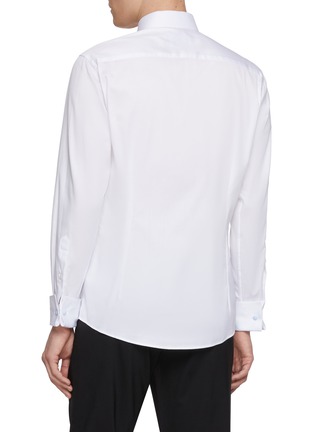 Back View - Click To Enlarge - ETON  - Pleated Bib Front Cut Away Collar Shirt