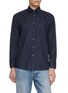 Main View - Click To Enlarge - ETON  - Slim Fit Cutaway Collar Micro Check Shirt