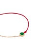 Detail View - Click To Enlarge - LC COLLECTION LABEL - 18K Gold Cabochon Jadeite Thread Bracelet — Small