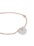 Detail View - Click To Enlarge - LC COLLECTION LABEL - 18K Rose Gold Diamond Jadeite Bracelet