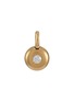 Detail View - Click To Enlarge - LC COLLECTION LABEL - 18K Gold Diamond Cabochon Jadeite Charm