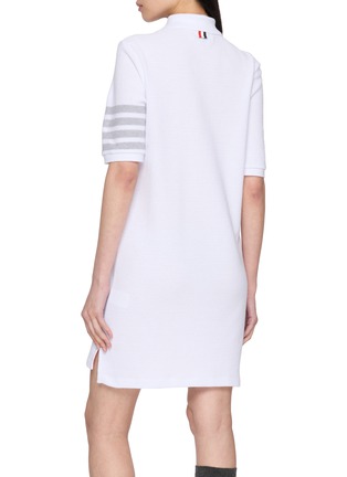Back View - Click To Enlarge - THOM BROWNE - 4 Bar Polo Dress