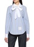 THOM BROWNE Striped Bow Tie Shirt