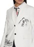  - THOM BROWNE - Illustrated Unconstructed Cotton Canvas Blazer