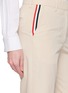  - THOM BROWNE - Tape Detail Suiting Cotton Pants