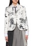 THOM BROWNE Unconstructed Hector Toile Silk Blazer
