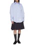 Figure View - Click To Enlarge - THOM BROWNE - Long Sleeve Point Collar Embroidered Crest Poplin Shirt