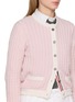  - THOM BROWNE - Baby Cable Stitch Crewneck Cashmere Knit Cardigan