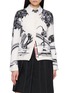 THOM BROWNE Intarsia Hector Toile Cashmere Jersey Cardigan