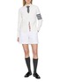 Figure View - Click To Enlarge - THOM BROWNE - Embroidered Chino Cotton Shorts