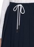  - THOM BROWNE - Pleated Drawstring Waistband Mini Skirt