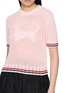  - THOM BROWNE - Pointelle Stitch Hector Cotton Knit Top
