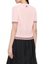 Back View - Click To Enlarge - THOM BROWNE - Pointelle Stitch Hector Cotton Knit Top