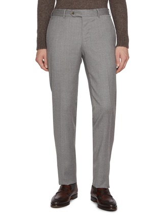 Main View - Click To Enlarge - PT TORINO - Elasticated Waist Flannel Pants