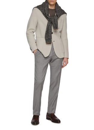 Figure View - Click To Enlarge - PT TORINO - Elasticated Waist Flannel Pants