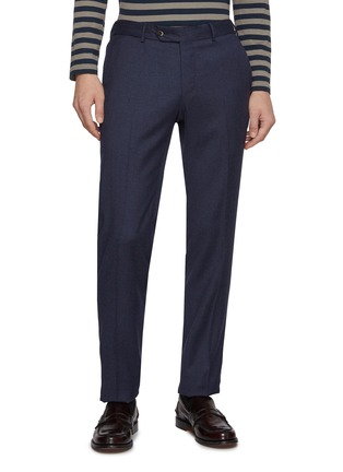 Main View - Click To Enlarge - PT TORINO - Elasticated Waist Flannel Pants