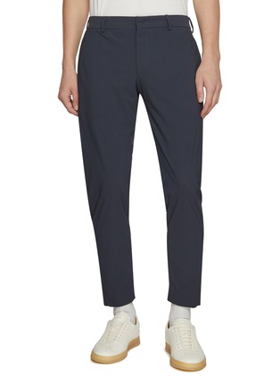 Main View - Click To Enlarge - PT TORINO - Epsilon Zippered Hem Kinetic Stretch Jersey Pants