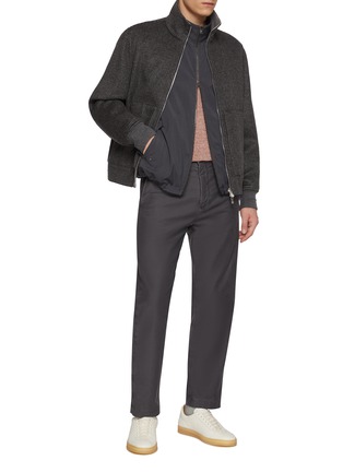 Figure View - Click To Enlarge - INCOTEX - Garment Dyed Tricochino America Pants