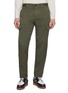 INCOTEX Garment Dyed Tapered Cotton Cargo Pants