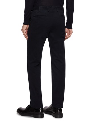 Back View - Click To Enlarge - INCOTEX - America Pocket Slim Fit Chino Pants