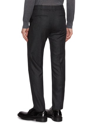 Back View - Click To Enlarge - INCOTEX - Micro Patterned Slim Fit Pants