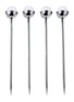 Main View - Click To Enlarge Main View - Click To Enlarge - ANNA NEW YORK - Hospitality Crystal Embellished Cocktail Picks Set of 4 — Silver