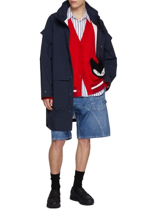 Detail View - Click To Enlarge - BAZ & FRIENDS - x CYNTHIA & XIAO Rox Wool Cardigan