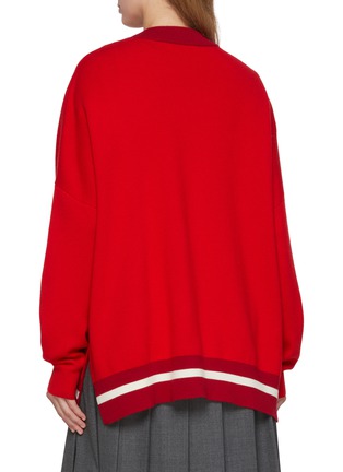 Back View - Click To Enlarge - BAZ & FRIENDS - x CYNTHIA & XIAO Rox Wool Cardigan