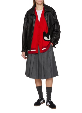 Figure View - Click To Enlarge - BAZ & FRIENDS - x CYNTHIA & XIAO Rox Wool Cardigan