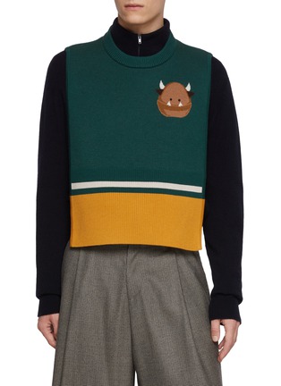 Detail View - Click To Enlarge - BAZ & FRIENDS - x CYNTHIA & XIAO Max Wool Snood