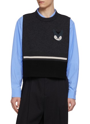 Detail View - Click To Enlarge - BAZ & FRIENDS - x CYNTHIA & XIAO Rox Wool Snood