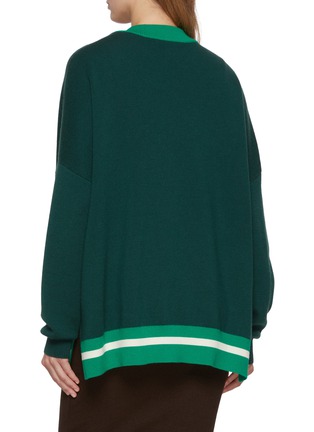 Back View - Click To Enlarge - BAZ & FRIENDS - x CYNTHIA & XIAO Baz Wool Cardigan