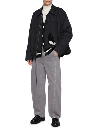 Detail View - Click To Enlarge - BAZ & FRIENDS - x CYNTHIA & XIAO Rox Wool Cardigan